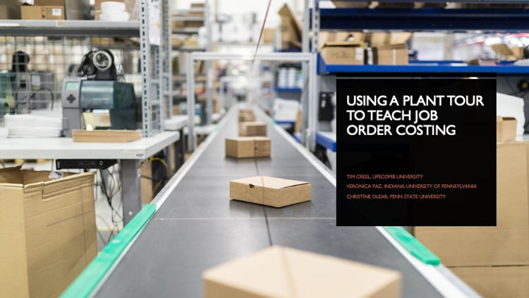 AAA Using a Plant Tour to Teach Job  Ord