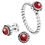 Thumbnail: pandora January birthstone gift set