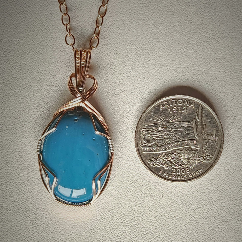 Thumbnail: Swedish Blue Stone pendant