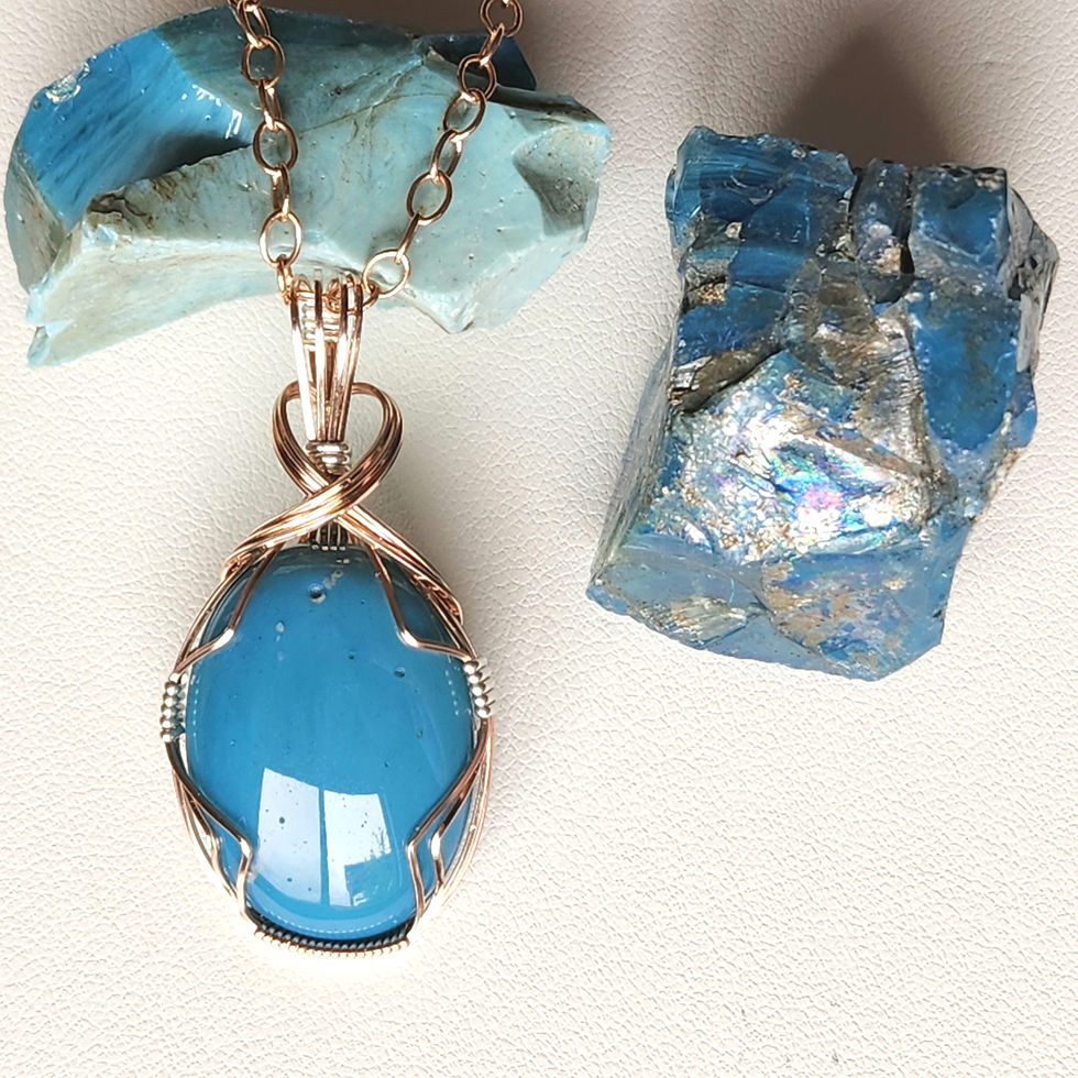 Thumbnail: Swedish Blue Stone pendant