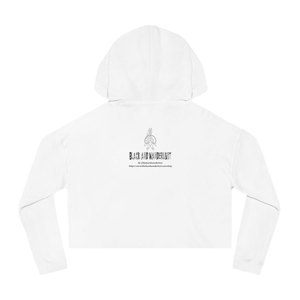 Thumbnail: B&W™ "Revolutionary Gear: YSLR" Cropped Hooded Sweatshirt