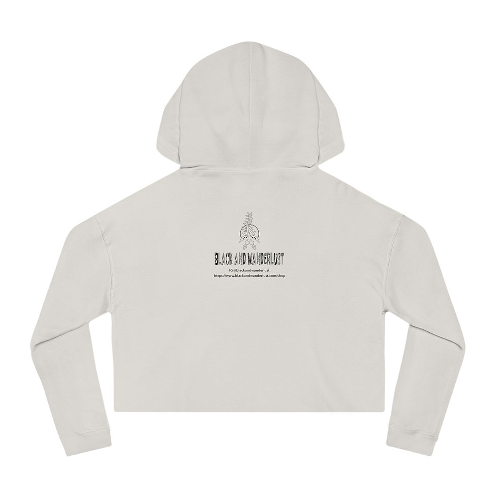 Thumbnail: B&W™ "Revolutionary Gear: YSLR" Cropped Hooded Sweatshirt