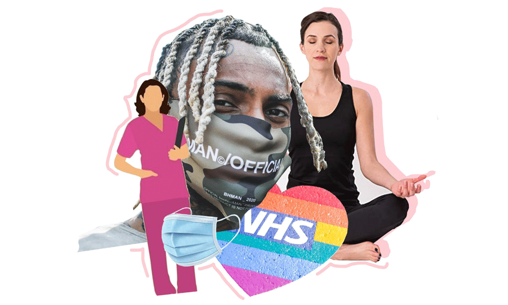 Change.org, Boohoo man, verywellfit.com, NHS and Mind