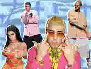 Collage of Bad Bunny