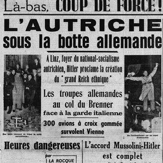 Le Petit Journal, 13 mars 1938.