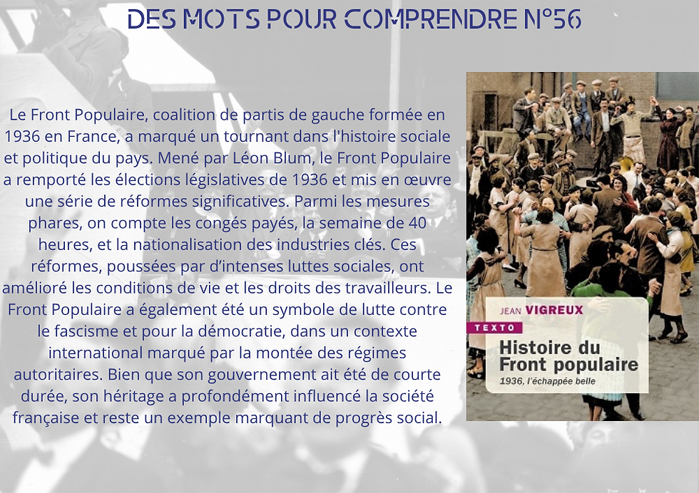 #56 - Grands noms - Front Populaire