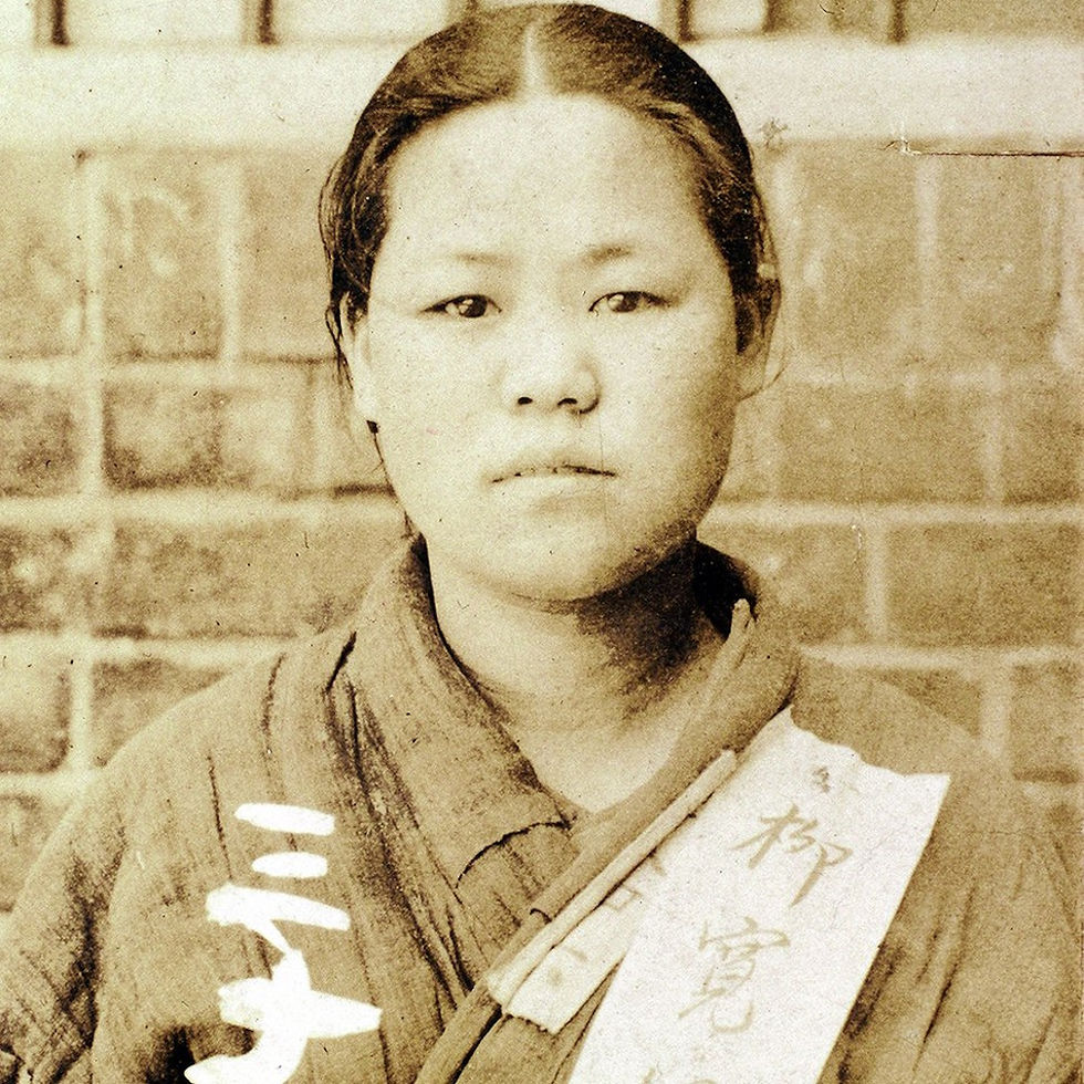 Carte de surveillance de Yu Gwan-sun, 1920.