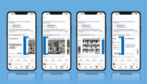 Auszug aus dem 9-seitigen PDF als LinkedIN Carousel Post für die Himmer GmbH