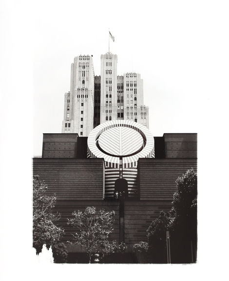 San Francisco Museum of Modern Art als selbst entwickelter Schwarz-Weiß Fotoabzug