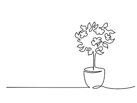 観葉植物のイラスト