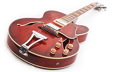 Red guitar