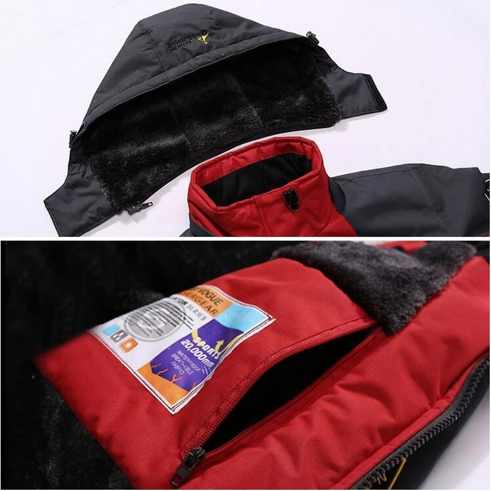 Thumbnail: Military Hooded Winter's Jacket