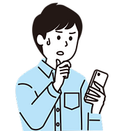 背景なしスマホ男子困ったな1954624.png