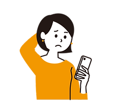 背景なしスマホ女まいったな.png