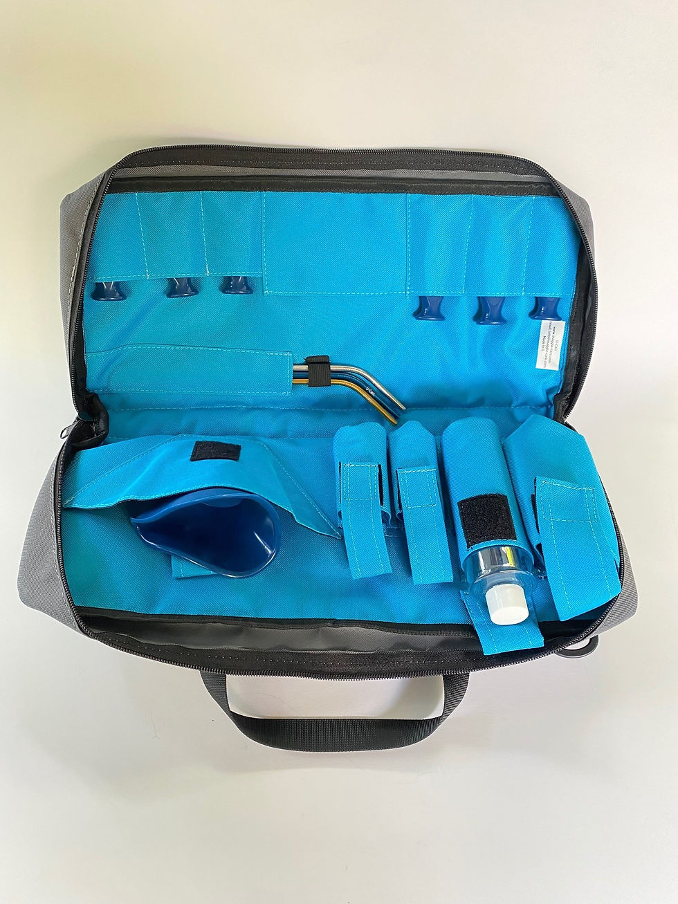 תמונה ממוזערת: RONI Grey and Light Blue bag