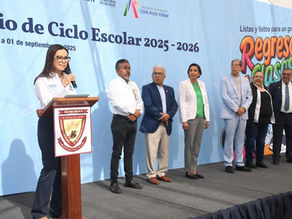 INICIA CICLO ESCOLAR 2025-2026: “EL AÑO DE LA LECTURA”