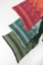 The Hand Framed Merino Fair-Isle Scarves by Elin Manon