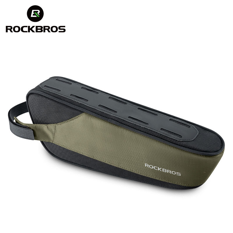 Thumbnail: ROCKBROS Bicycle Bag Portable Cycling Top Tube Bag Nylon MTB Road Phone Tool Bag