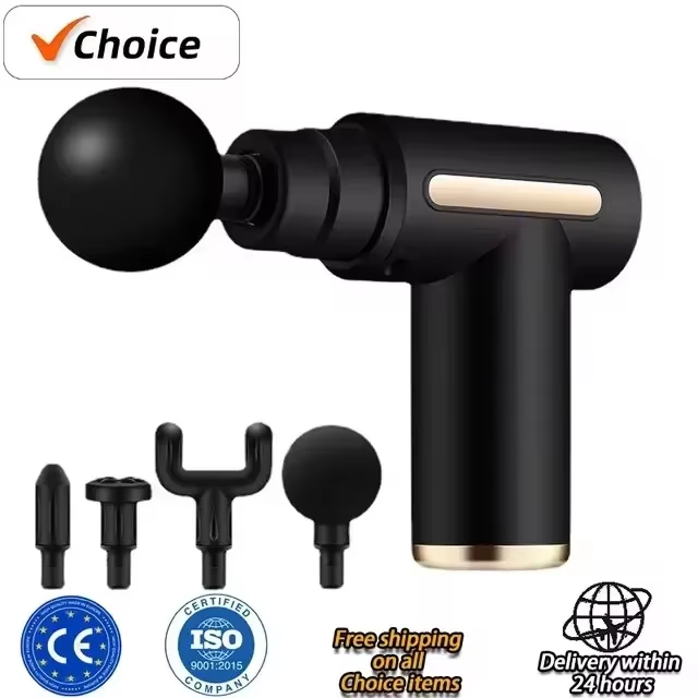 Miniatura: Mini USB Massage Gun – Portable Fascia Relaxer for Neck, Shoulders, and Back, 