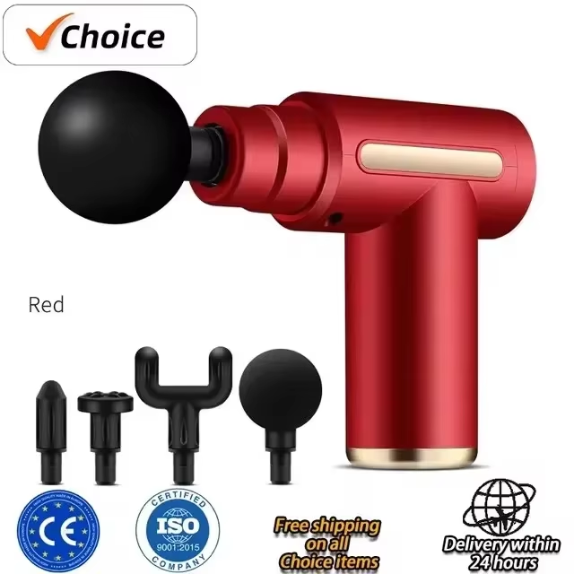Miniatura: Mini USB Massage Gun – Portable Fascia Relaxer for Neck, Shoulders, and Back, 