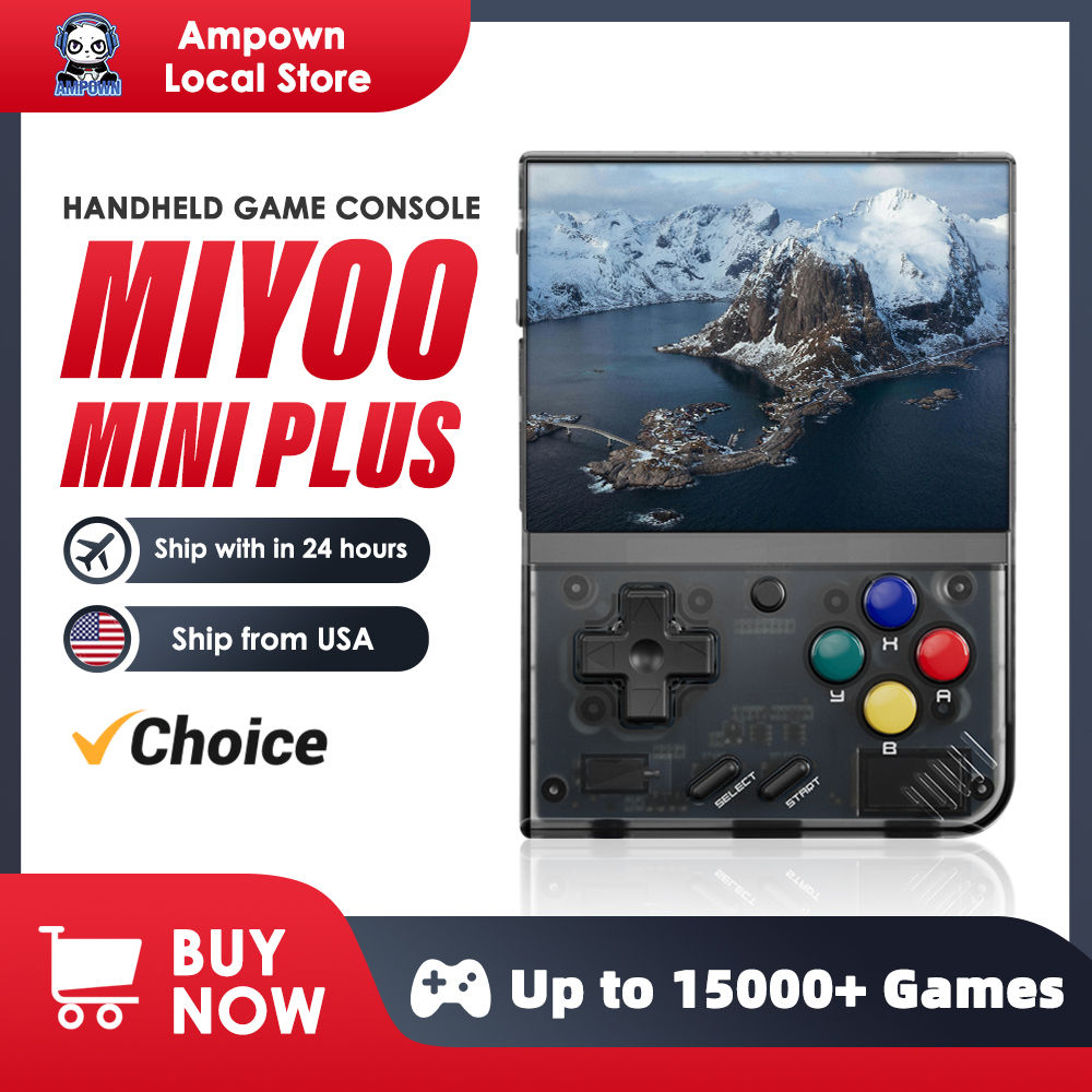 MIYOO Mini Plus Portable Retro Handheld Game Console V2 Mini+ IPS Screen Classic