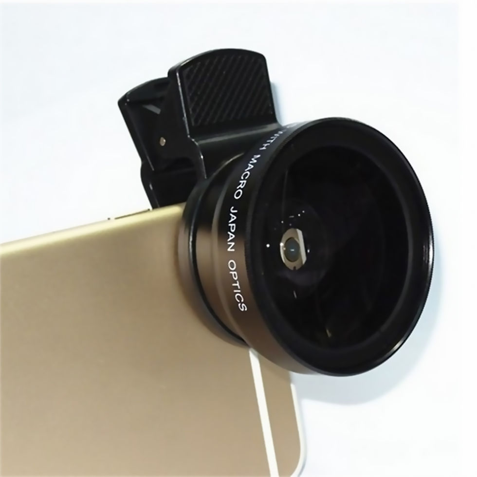Thumbnail: 2-In-1 Mobile Phone Lens 0.45X Wide Angle Lens 10X Macro HD Camera Lens Universa