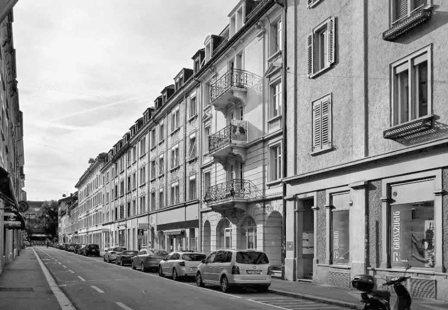 Wartstrasse: Quelle ISOS (Bundesinventar der schützenswerten Ortsbilder der Schweiz von nationaler Bedeutung), 2012