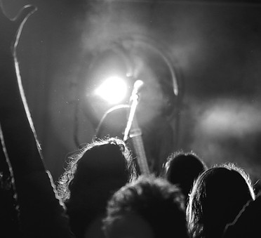 In the crowds