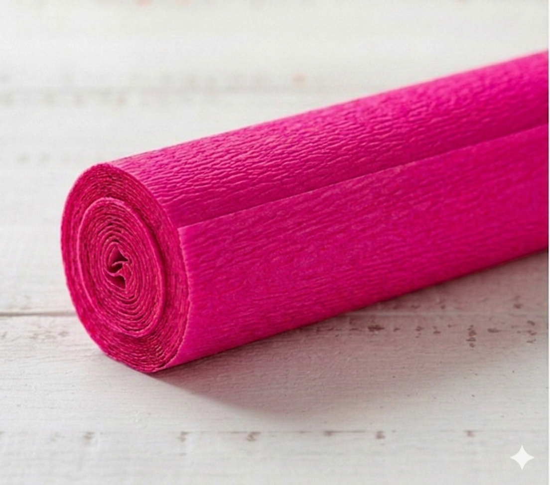 Pink Florist Crepe Paper