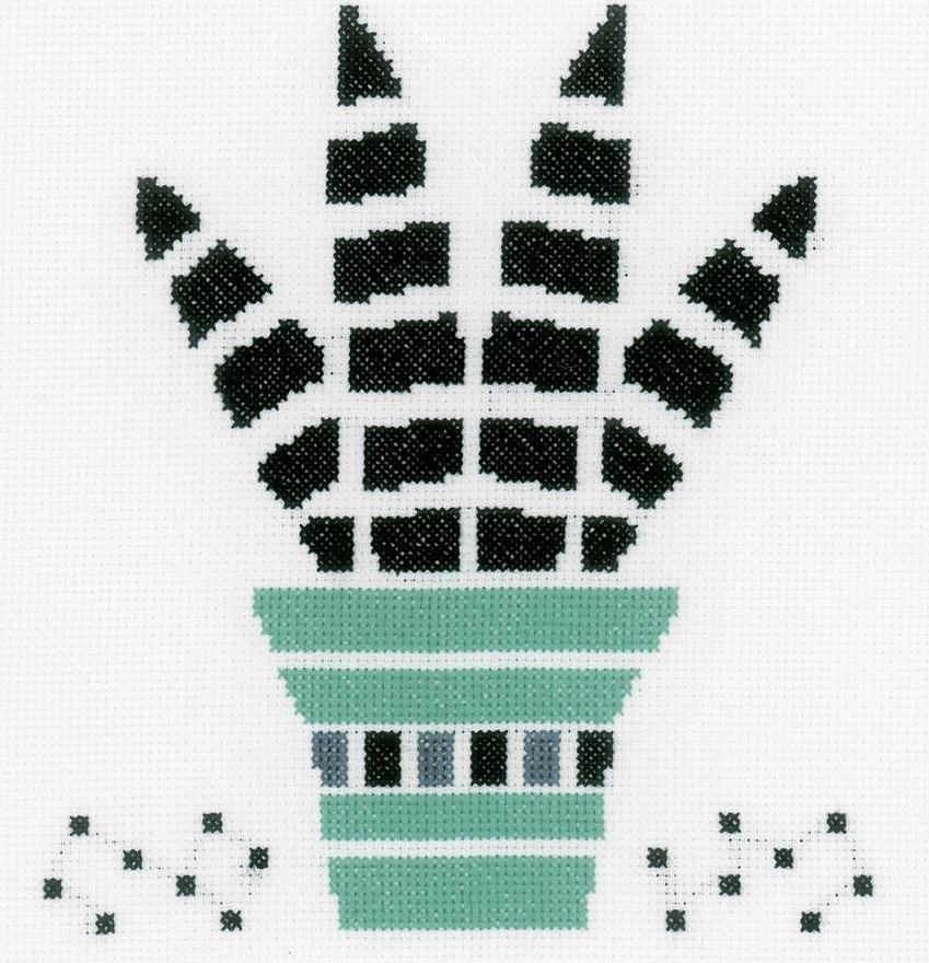 Thumbnail: Counted Cross Stitch Kit - Succulent 2