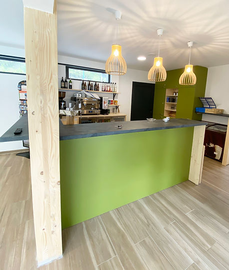 bar riziere vert camping pyrenees tendances amenagement agencement