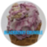 Blackberry Crumble Ice cream