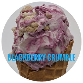 Blackberry Crumble Ice cream