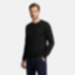 Unisex Merserize Uzun Kollu Interlok T-Shirt Black (3).jpg