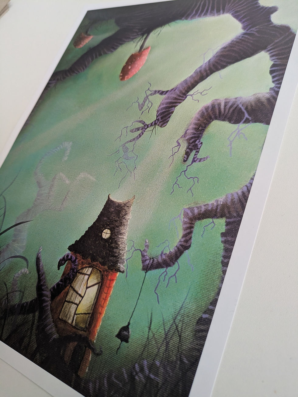 Miniaturbild: A4 Kunstdruck "Zu Besuch"