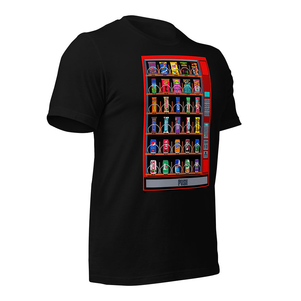 Thumbnail: MULTI EGO VENDING MACHINE Unisex t-shirt