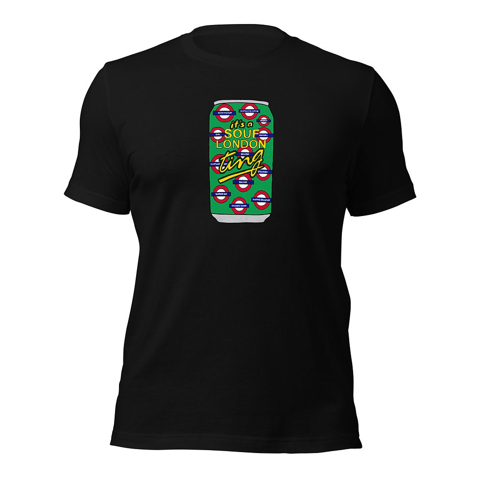 Thumbnail: IT'S A SOUF LONDON TING Unisex t-shirt
