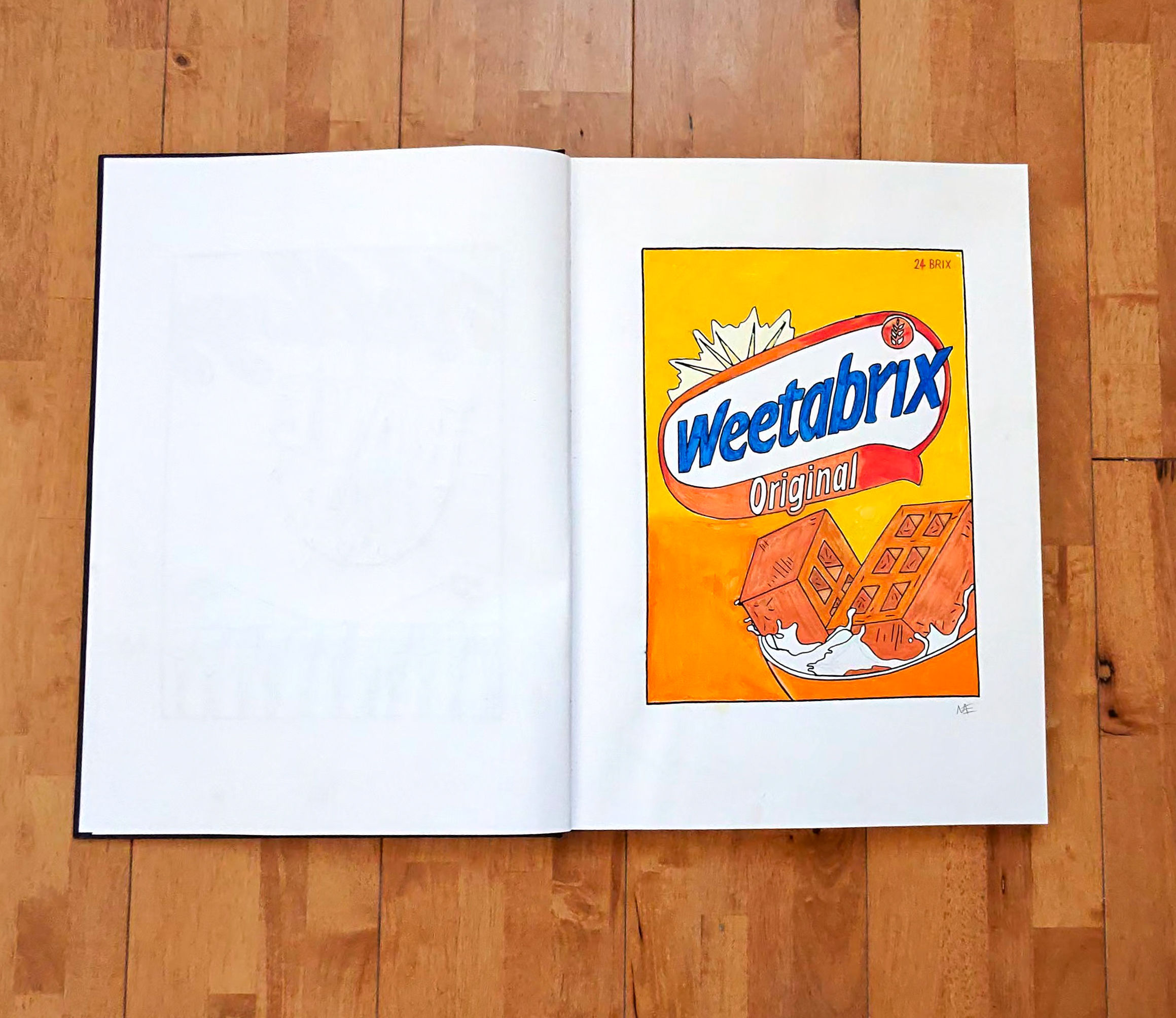 WEETABRIX ORIGINAL DRAWING