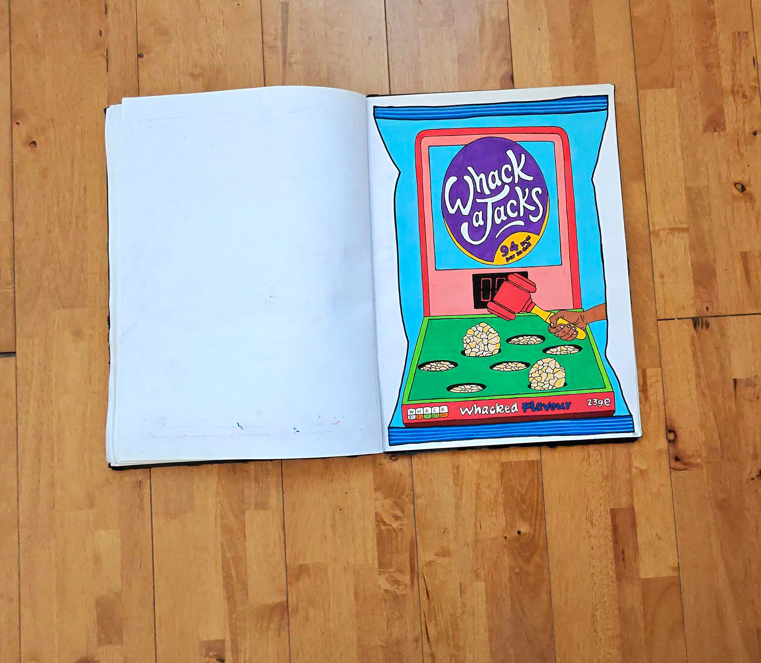 WHACK A JACKS ORIGINAL DRAWING