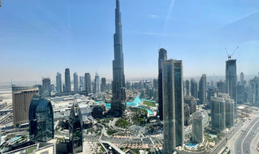 The Burj Khalifa from the Sky View Observatory
