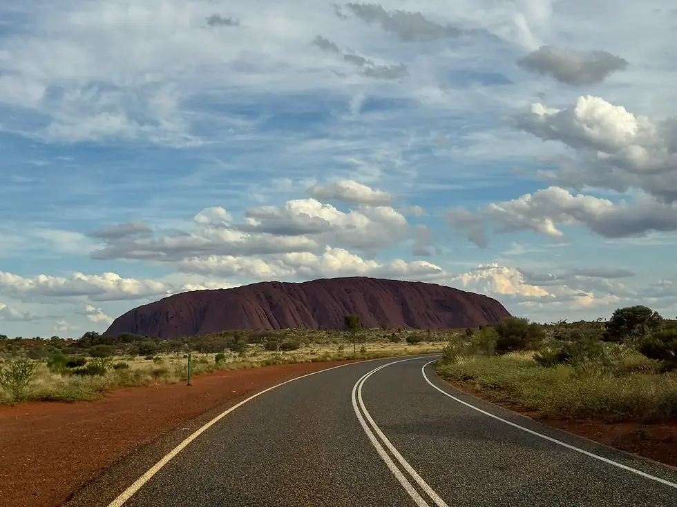 View of Uluru in the Northern Territory