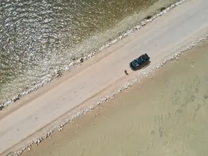 Lake Mc Donnel in South Australia Drone Shot