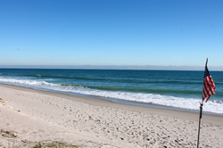 Flag on the beach