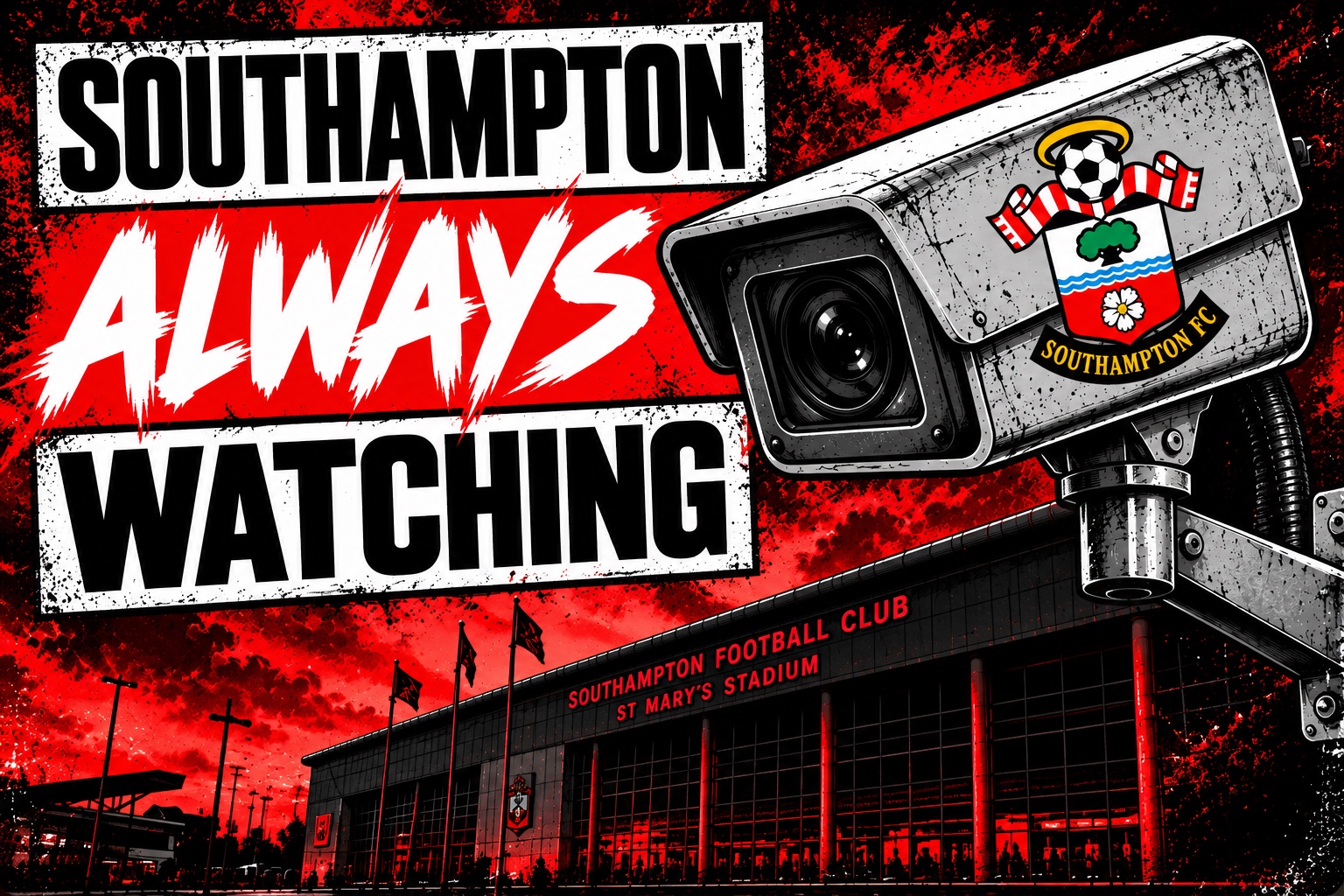 Southampton Always Watching sticker