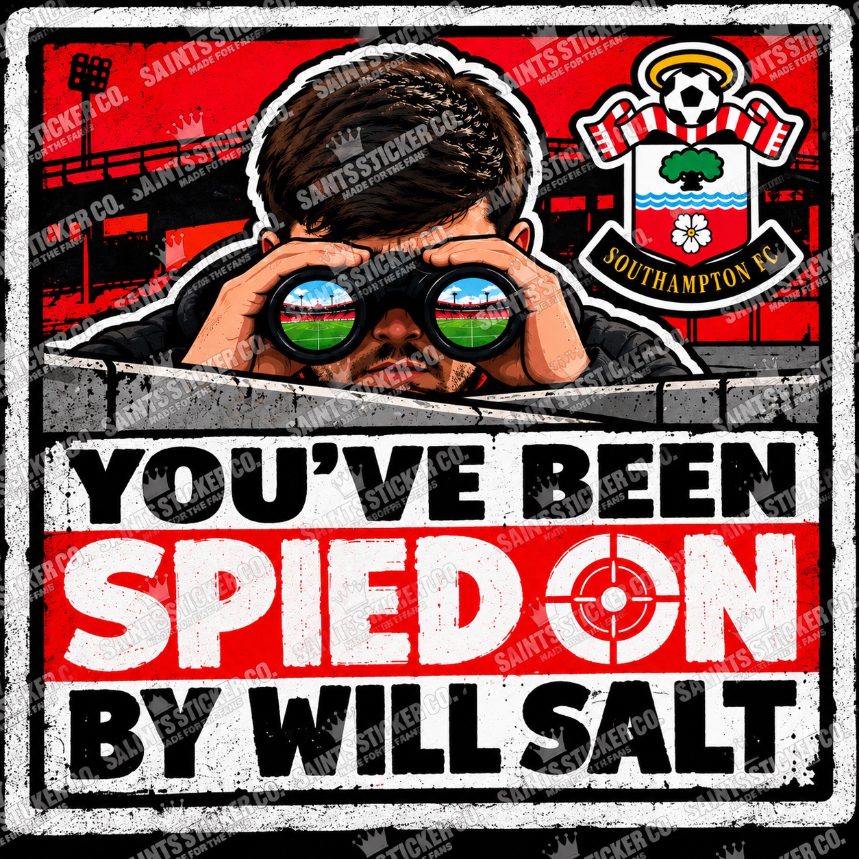 Will Salt – You've Been Spied On sticker