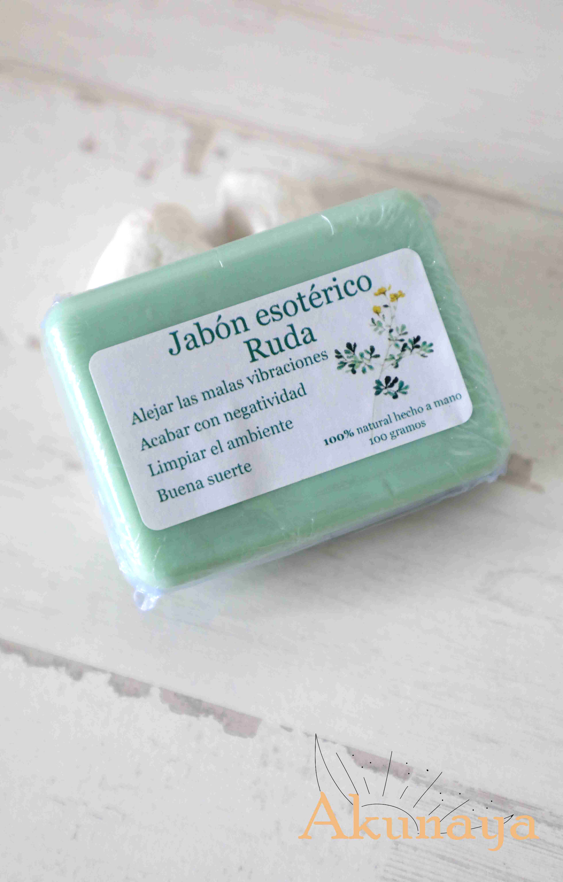 Jabón esotérico Ruda: limpia y revitaliza