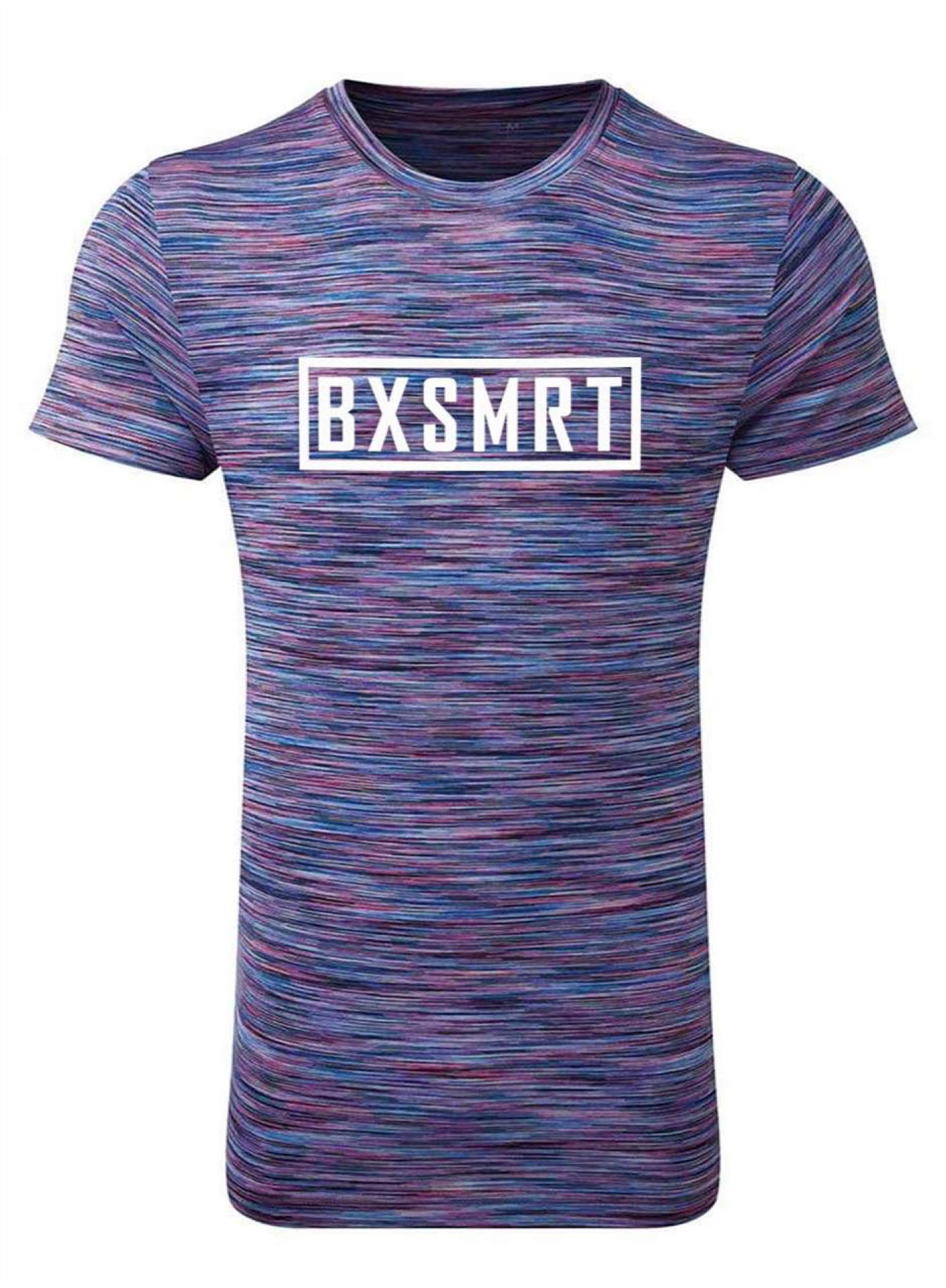 Bxsmrt space dye T-Shirt ( Blue / Pink )