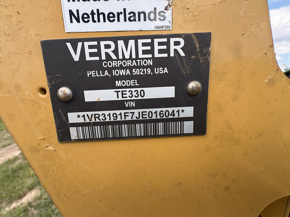 Thumbnail: 2018 VERMEER TE330 Hay Tedder 17906