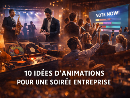 10 idées d’animations pour une soirée entreprise vraiment réussie
