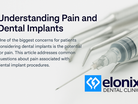 Infografica in italiano che descrive anestesia, sedazione, livelli di dolore, gonfiore e tempi di recupero dopo gli impianti dentali.